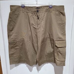 Cargo Shorts Cotton Brown